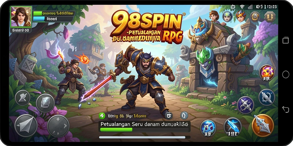Tampilan gameplay seru di dunia fantasi 98SPIN.