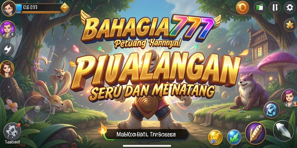 Gameplay seru dan penuh petualangan di BAHAGIA777.
