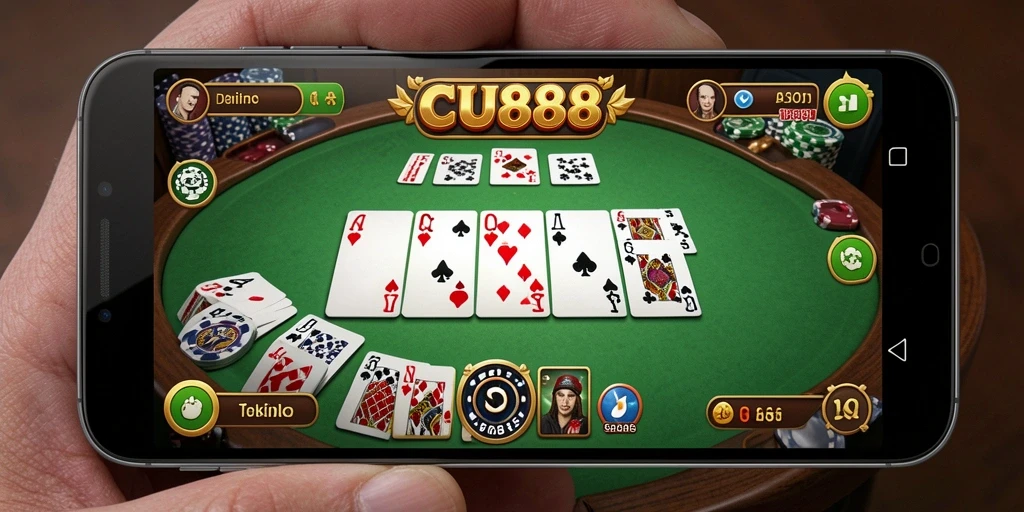 Tampilan menarik gameplay Domino yang mendebarkan.