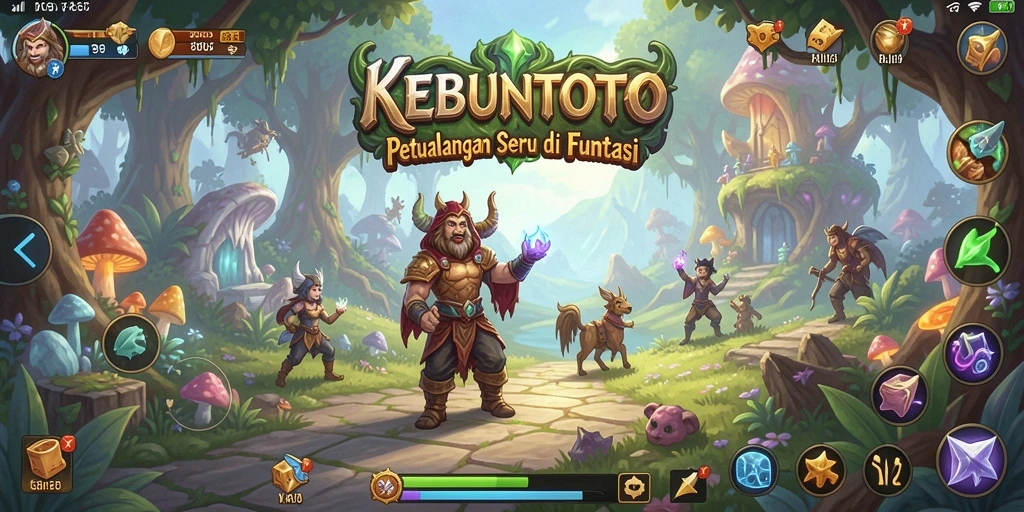 Tampilan gameplay KEBUNTOTO yang menarik dan penuh petualangan.