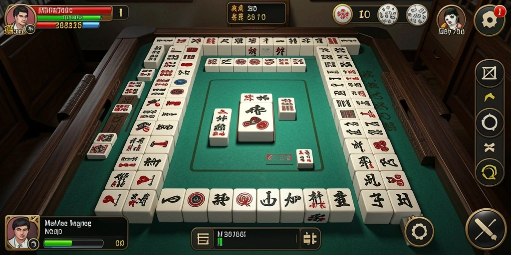 Tampilan gameplay <strong>MVP789</strong> yang menegangkan dalam permainan Mahjong.