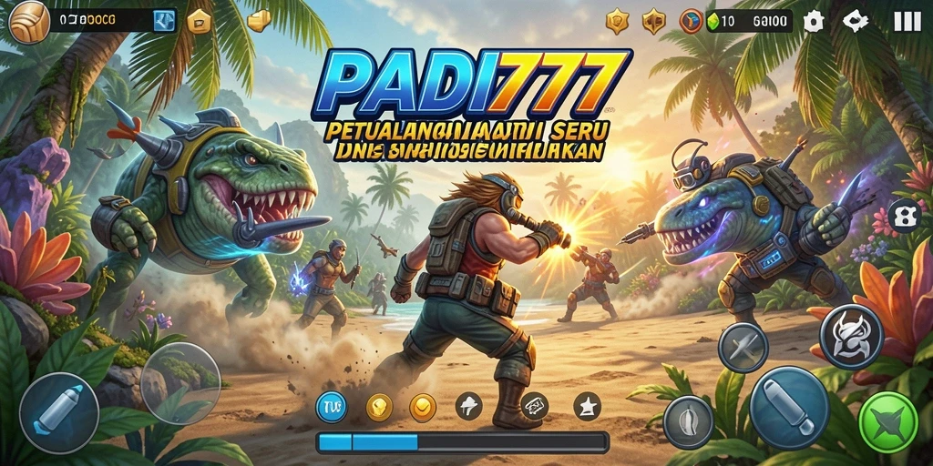 Screenshot gameplay PADI777 menampilkan aksi pertarungan yang mendebarkan.