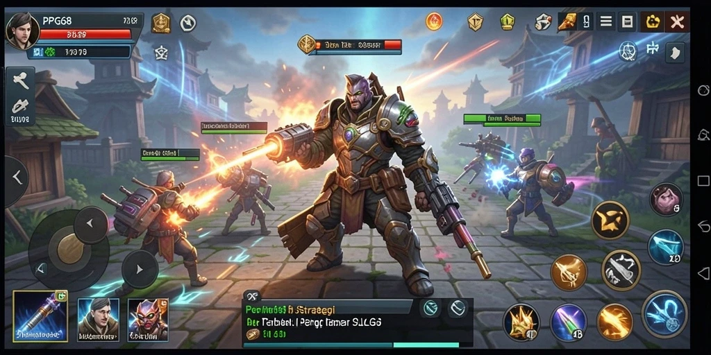 Tangkapan layar PGG68 menunjukkan gameplay mendalam dan strategi yang menarik.