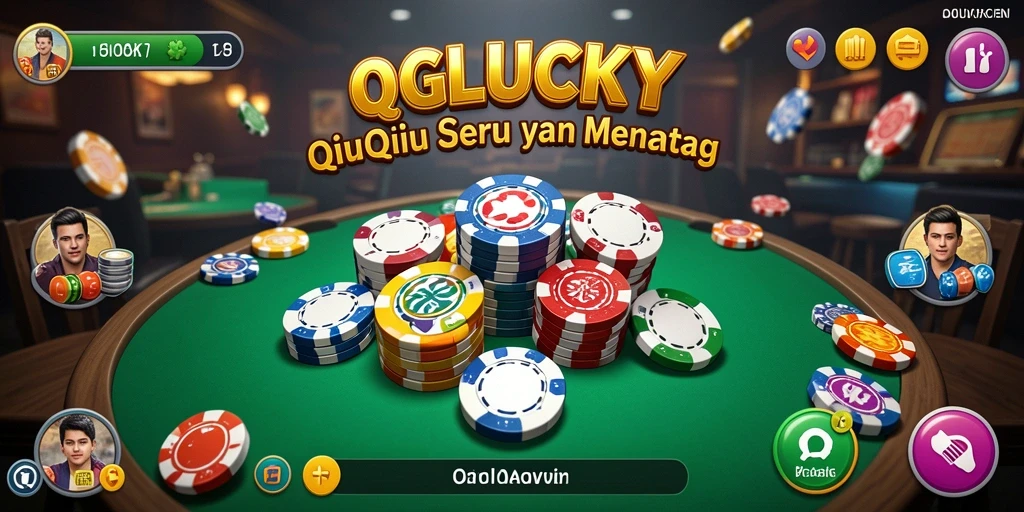 Tampilan menarik saat bermain QiuQiu di QGLUCKY.