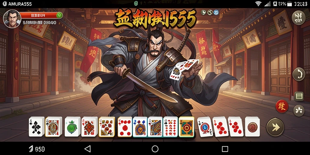 Tampilan permainan Domino yang seru dan interaktif di SAMURAI555.